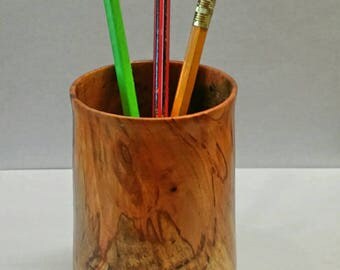 Spalted apple tree vase
