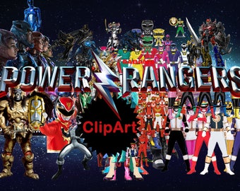 70+.. Power Rangers ClipArt PNG - Digital, image, picture, oil painting, drawing,llustration, art , birthday,handicraft 300 DPI, 300 PPI