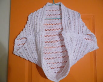 Women white openwork Bolero size 38/40