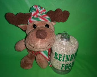 personalized reindeer plush