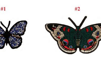 Butterfly Embroidered Iron on Patch VNEM50
