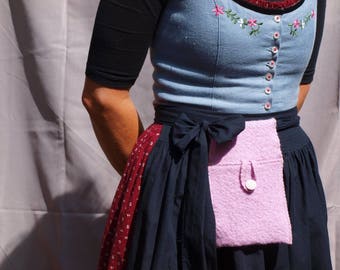 Belt bag, Schürzentasche as a case for the Hüftschal