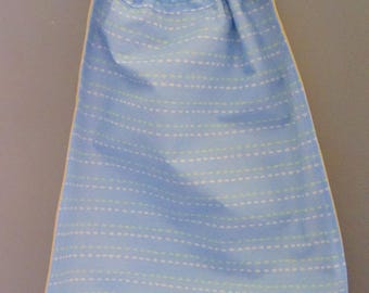 towel/canteen with label for the name bib