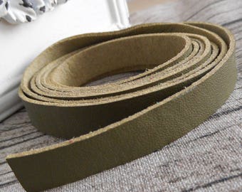 120cm straps handles tabs to dusty green leather bag