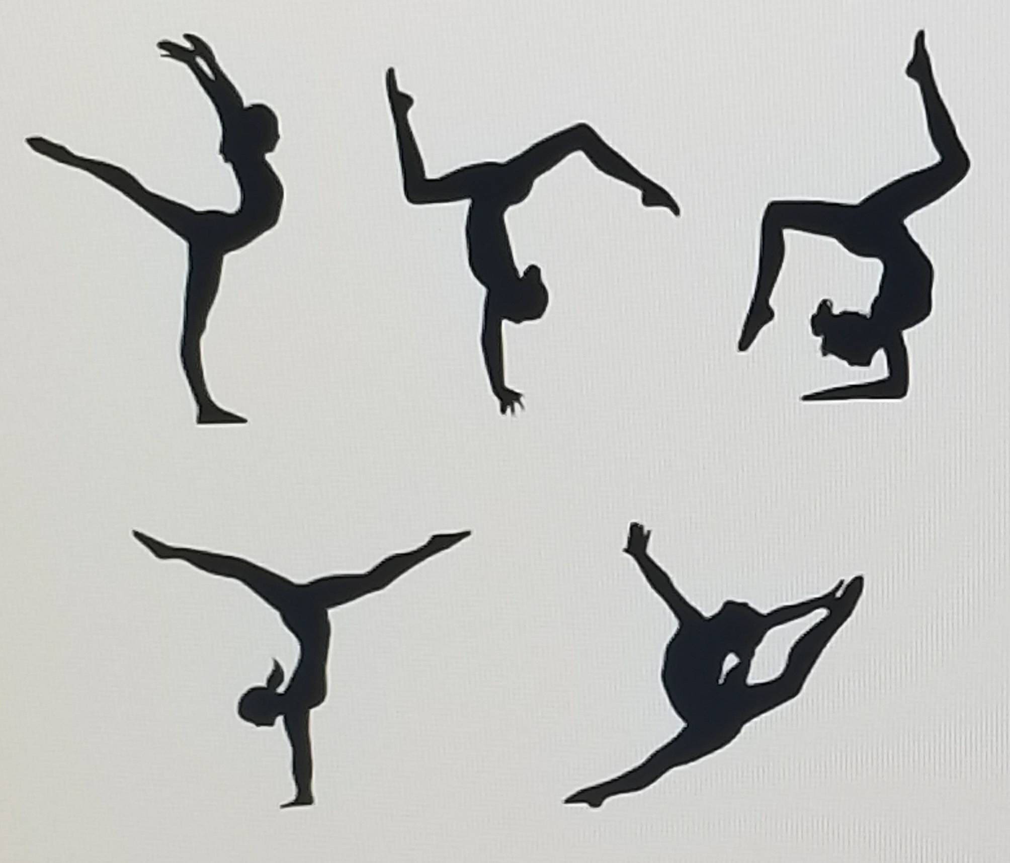 Custom Gymnastics Decal/Gymnastics Sticker/Tumbling