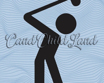 Golf SVG, Files For Cricut, Golfman Cutting Files, Golf Cutting Files, Clipart Golf, silhouette Golfs, Golf Svg, Png, Dxf, Pdf, Eps