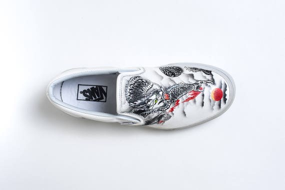 vans slip on dragon