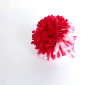 Pom pom bag charm Bag decor pom pom bag tassel Pom pom keychain tassel keychain Pom pom wool keychain Christmas gift for Girlfriend #SvB