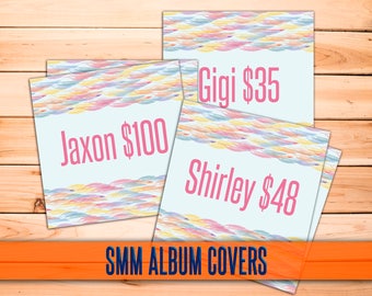 SMM Album Covers; 5" x 5"; HO approved, Group Cover, Cover Photo; Approved Fonts and colors; Instant Download