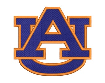Auburn Embroidery Design - 5 SIZES