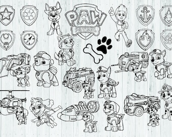 Free Free Paw Patrol Outline Svg 430 SVG PNG EPS DXF File