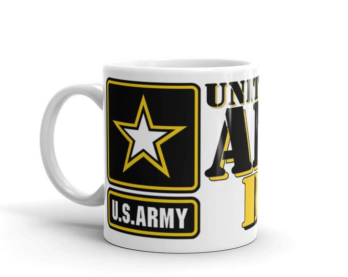Army Dad Mug, Military Dad Mug, Proud Army Dad, Unique, Cool, Military, Design, Gift Ideas, America, Patriotic, Support OurTroops