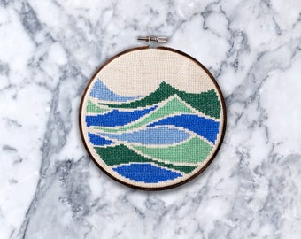 Shiffile Boring Cross Stitch Embroidery 🧵 Lawn 3 Pc  👗