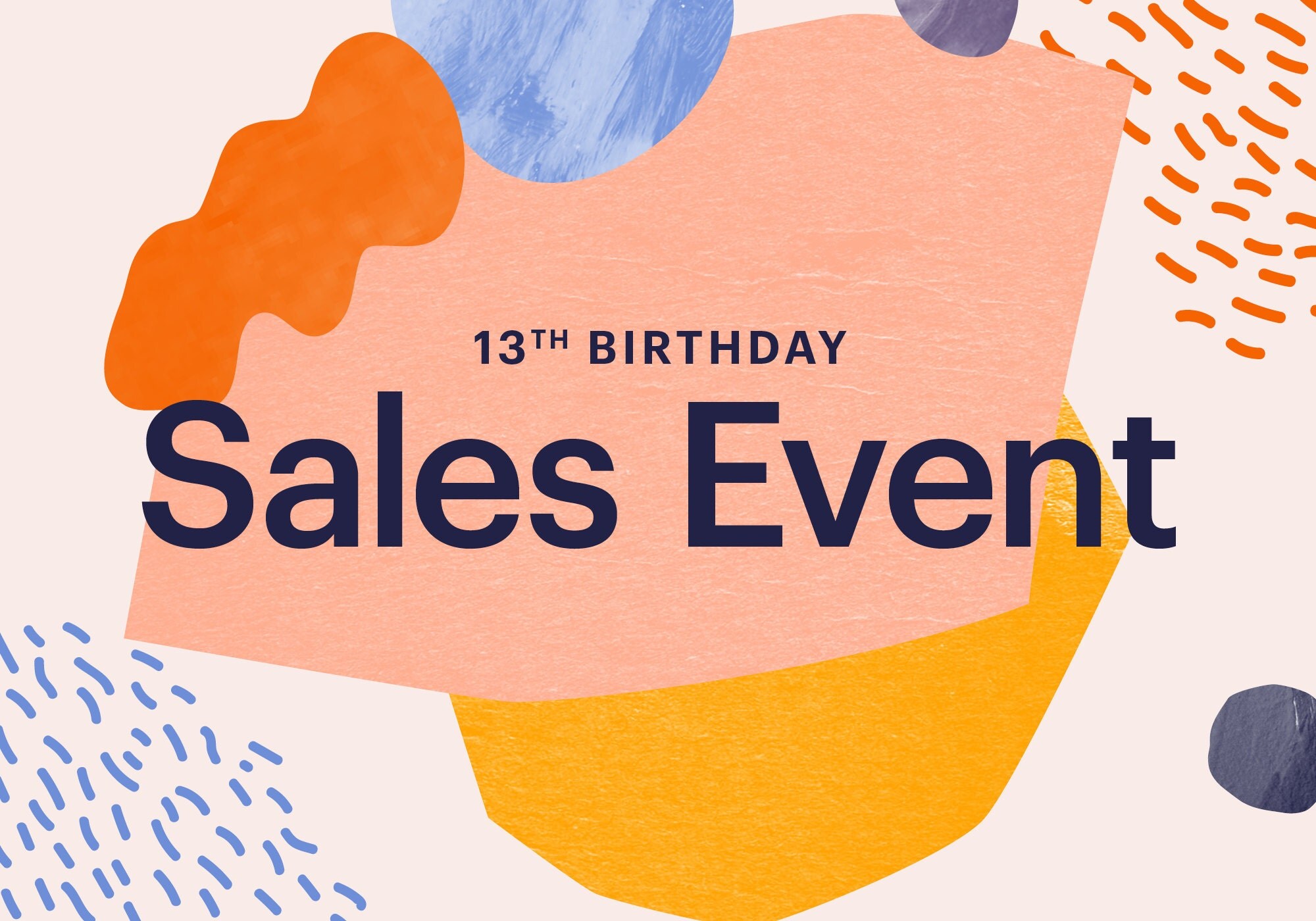 etsy s 13th birthday sales event