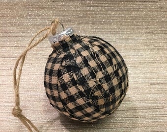 Plaid ornaments | Etsy