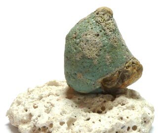 UNdrilled Beach Stones LELAND BLUE Slag Glass Sea Slag Glass Rocks Beach Pebbles Jewelry Tumbled Glass Rocks Large Lapidary Collector