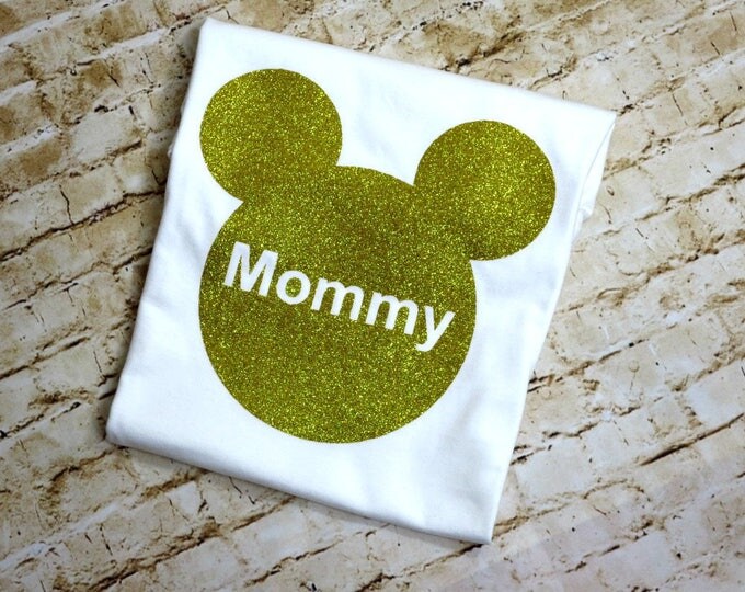 New Mom Gift - Disney Baby Girl Dress - Mickey Mouse - Baby Shower - Personalized - Oneise - Unisex Tshirt - newborn to 3 toddler
