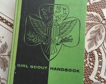 Vintage Girl Scout Handbook, 1953, 1955