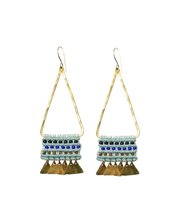 Tapestry Temple Earrings