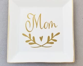 Name Jewelry Dish, Custom Jewelry Tray, Personalized Jewelry Dish, Bridesmaid, Wedding Initial Jewelry Tray, Monogram, Ring Dish