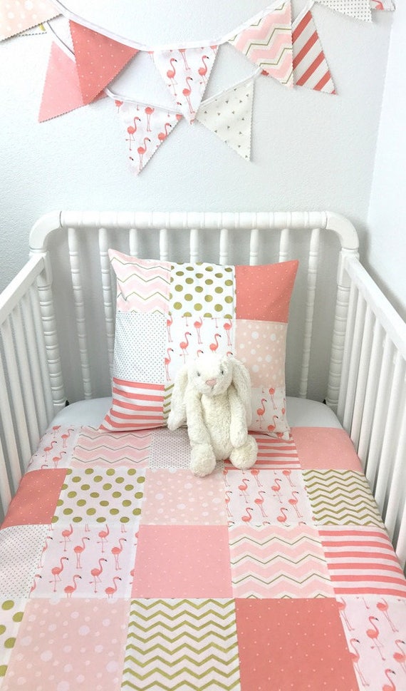 Baby Girl Blanket Minky Blanket Crib Bedding Blush Pink