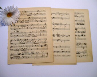 Vintage sheet music | Etsy