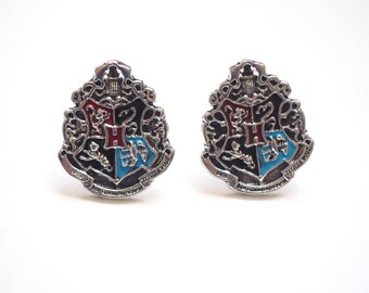 HARRY POTTER Hogwart's School Crest Cufflinks