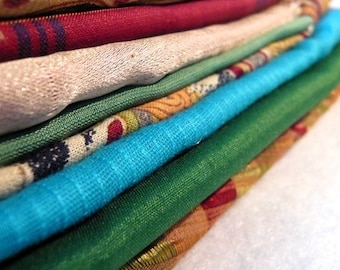 ilovesales Fabric Grab Bag- 10 assorted Fabric scraps for Quilting, crafts (Lot 3)