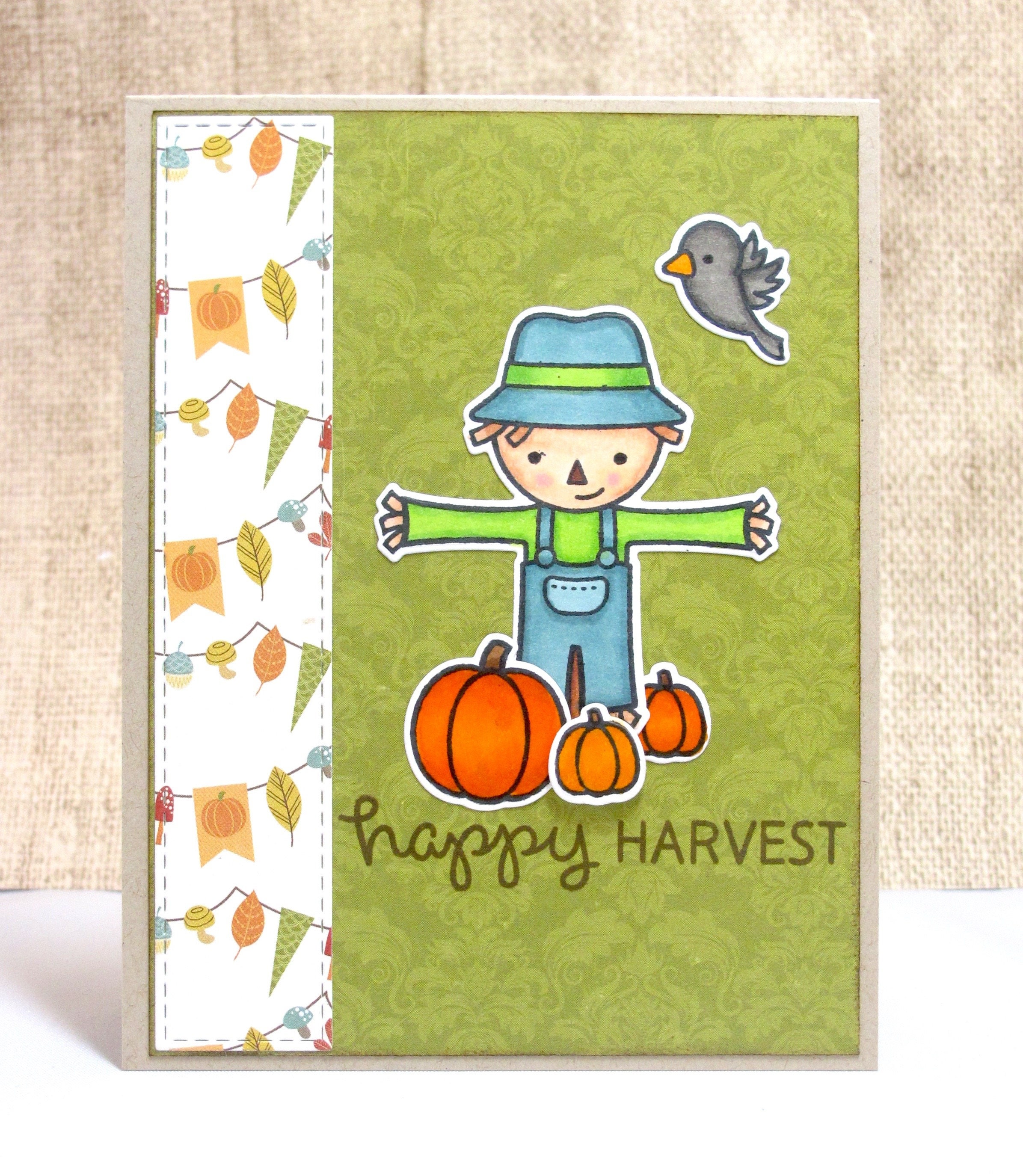 Happy Harvest Card Fall Card Happy Harvest Harvest