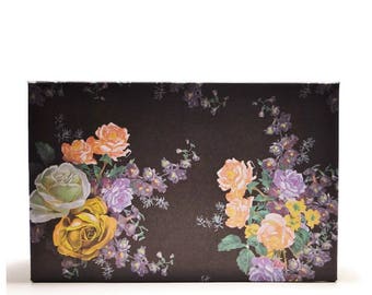 Empty magnetic makeup palette custom storage anothersoul basic paper black flower