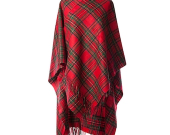 Royal Stewart Lambs Wool Cape