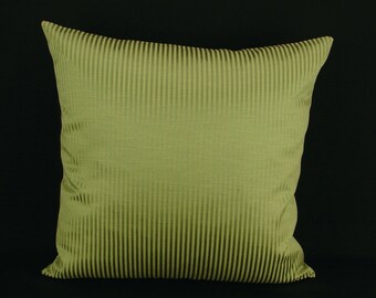 18" x 18" Pillow Cover Green Knife Edge