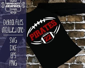 Football With Small Football For Monogram with SVG, DXF, PNG Commercial & Personal Use