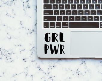 Grl Pwr Decal-Girl Power-Vinyl Decal-Feminist Decal-Girl Power Sticker-Laptop Decal-Car Decal-Yeti Decal-Macbook Decal-Hydroflask Decal