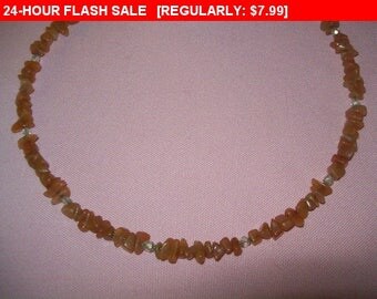 vintage gemstone beaded wrap choker necklace