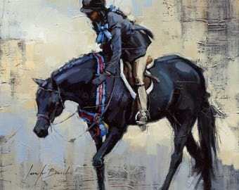 Black Horse Art Giclée Fine Art Print