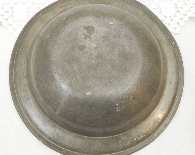 2 Antique French Pewter Dish / Platter / Plate Circa 18th Century, Pair of Metal Soup Bowls from France, Brocante Kitchen Retro Decor, Prop 2 Antique French Pewter Dish / Platter / Plate Circa 18th Century, Pair of Metal Soup Bowls from France, Brocante Kitchen Retro Decor, Prop