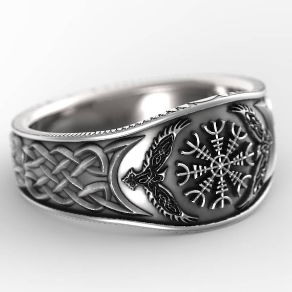 viking rune ring 1186 29300 reserved for heindlb585 2 payments for palladium odens ravens helm of awe ring mens - Norse Wedding Rings viking rune ring 1186 29300 reserved for heindlb585 2 payments for palladium odens ravens helm of awe ring mens - Norse Wedding Rings