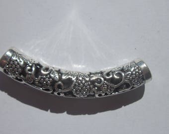 large silver metal connector openwork (C15)-