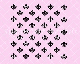 French Fleur de Lis stencil MC0117