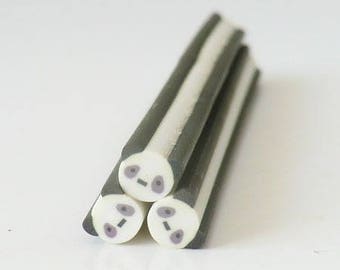 1 x PANDA fimo cane