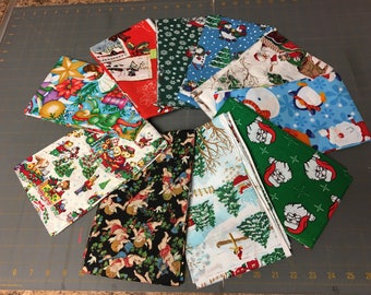 Christmas one yard bundle (10 yards)