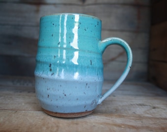 Coffee Mug - Pottery Mug - Wheel Thrown Pottery - Ceramics & Pottery - KJ Pottery