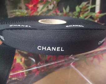 Authentic Real Chanel ribbon by the yard, 1/2 inch wide