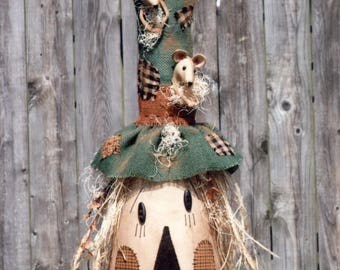 Primitive PATTERN A Scarecrow to Crow About