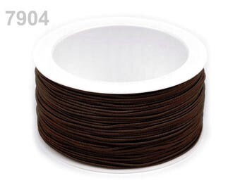 3 m elastic round 1.2 mm Brown 7904