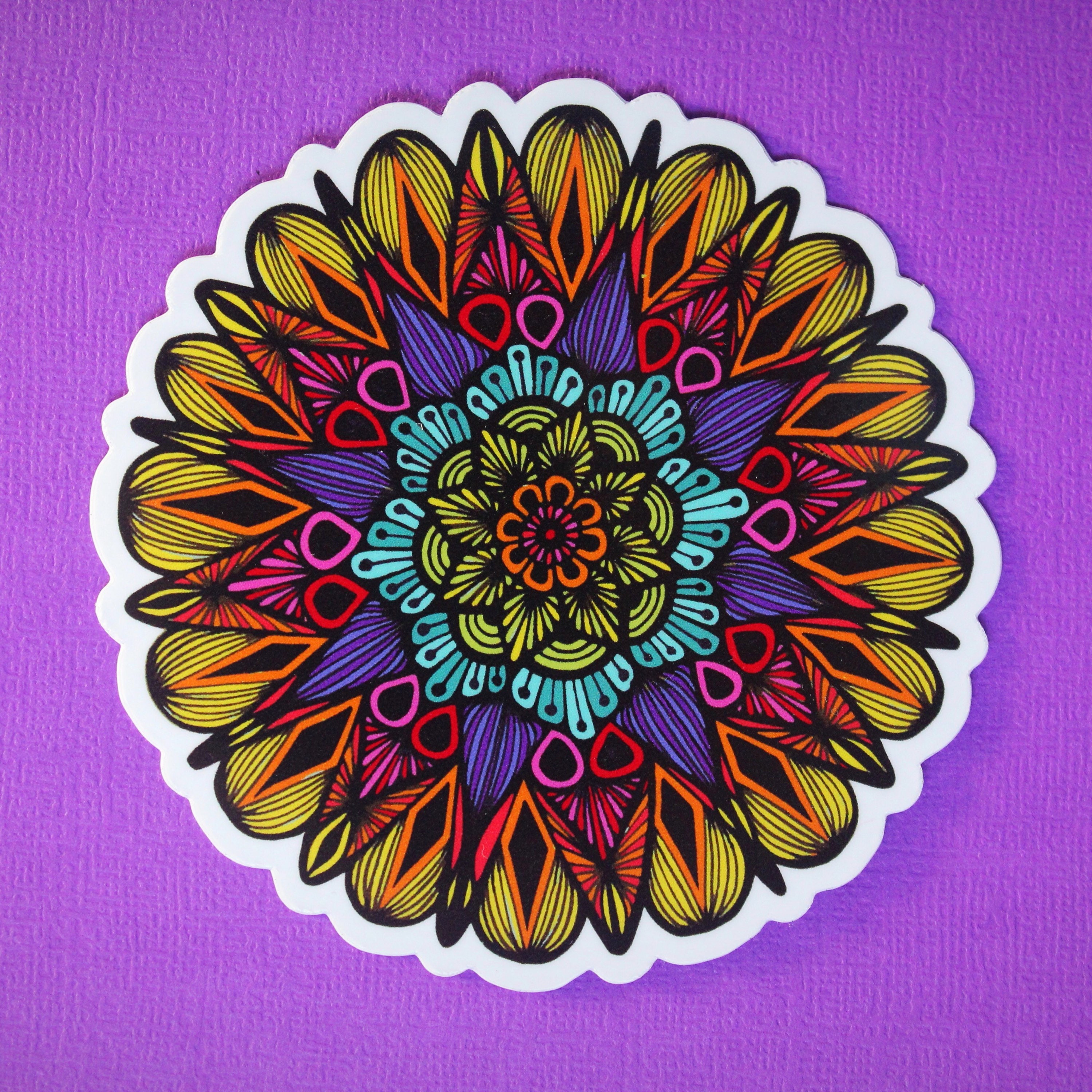 Colors of the Mandala Sticker