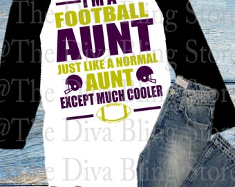 Football Aunt but Cooler SVG File