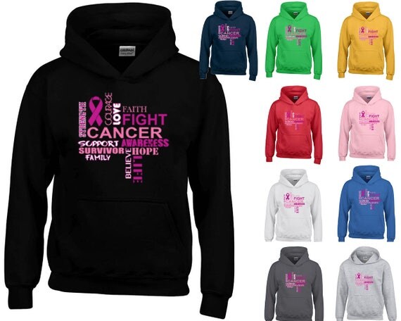 Breast Cancer Support Women's HOODIE Sweatshirt Breast