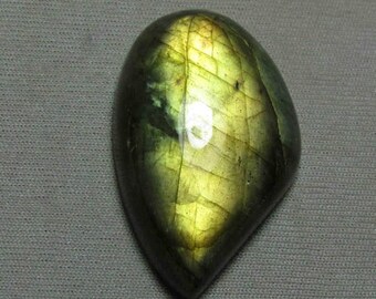 31% ON SALE New Madagascar Labradorite Fancy Cabochon Huge Size with Gorgeous Strong Yellow Flashy Fire Gemstone.